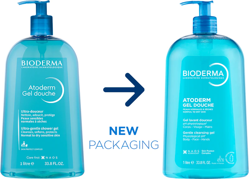 Bioderma Atoderm Gel, jemný sprchový gel pro suchou a citlivou pokožku.