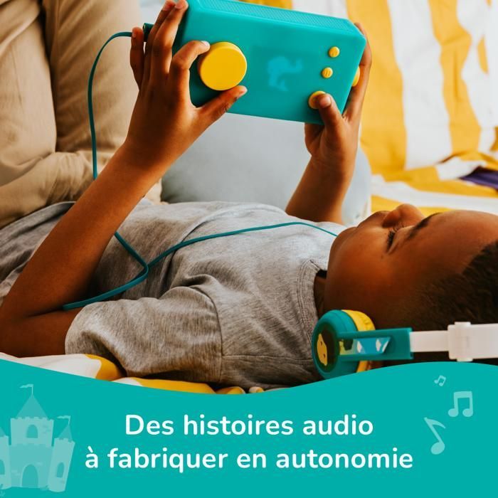 Console didattica - My Green Story Factory - Lunii - Narratore interattivo - Include 24 storie interattive, 2,5 ore di ascolto