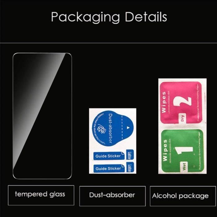Pellicola protettiva per schermo - Samsung - Galaxy A21s - Vetro temperato - Ultra resistente 9H - Confezione da 3 YYV