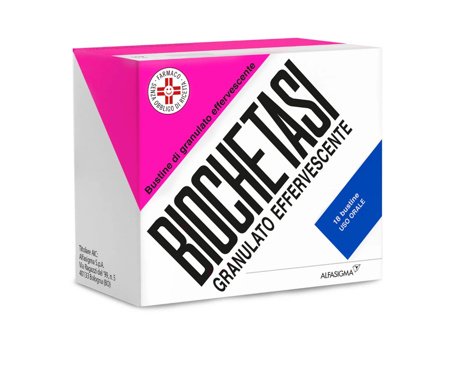 BIOCHETASI Gránulos efervescentes Biochetasi 18 sobres Antiácido y desintoxicante
