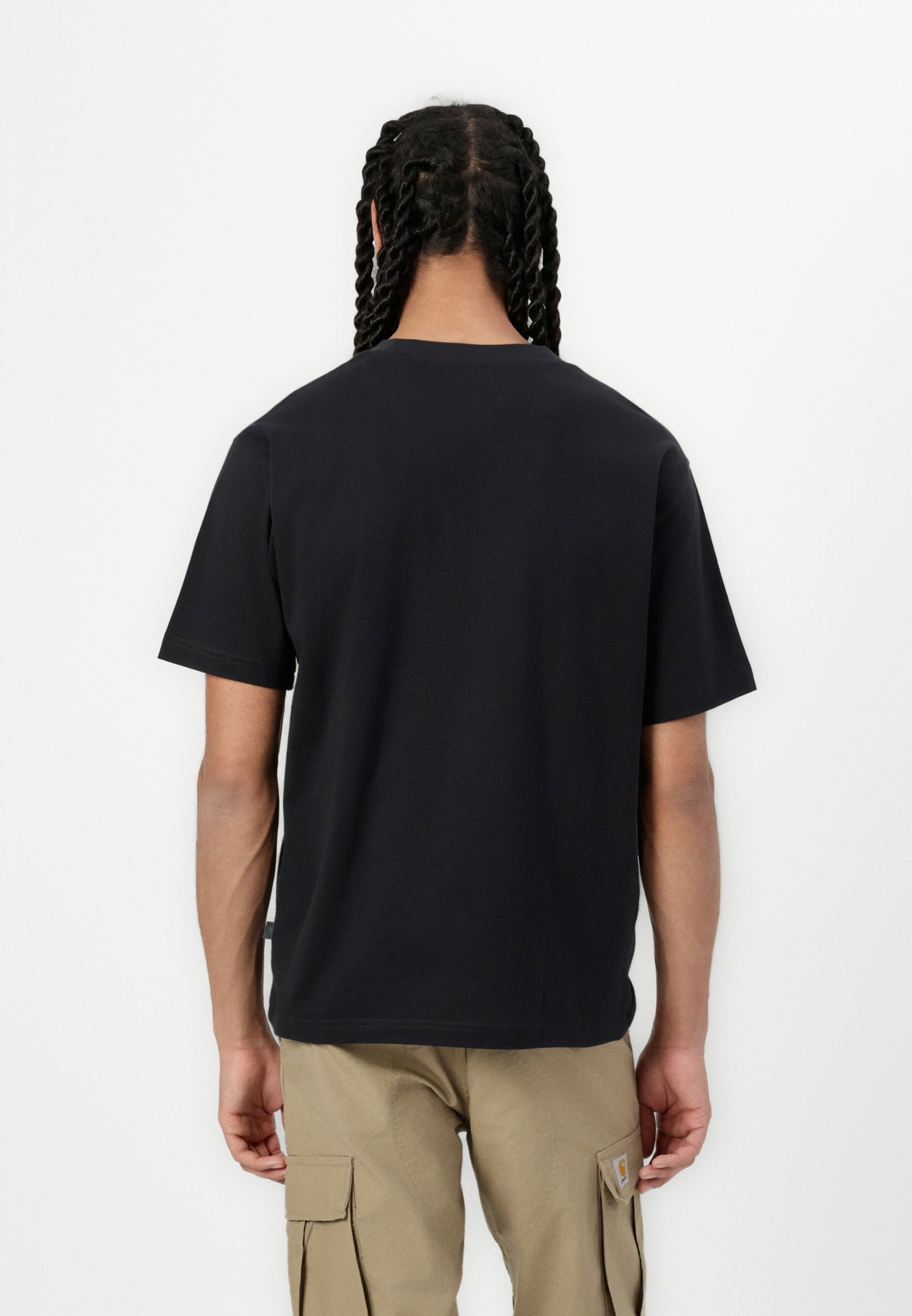 New Balance BEARDED RUNNER UNISEX - T-shirt met print - zwart