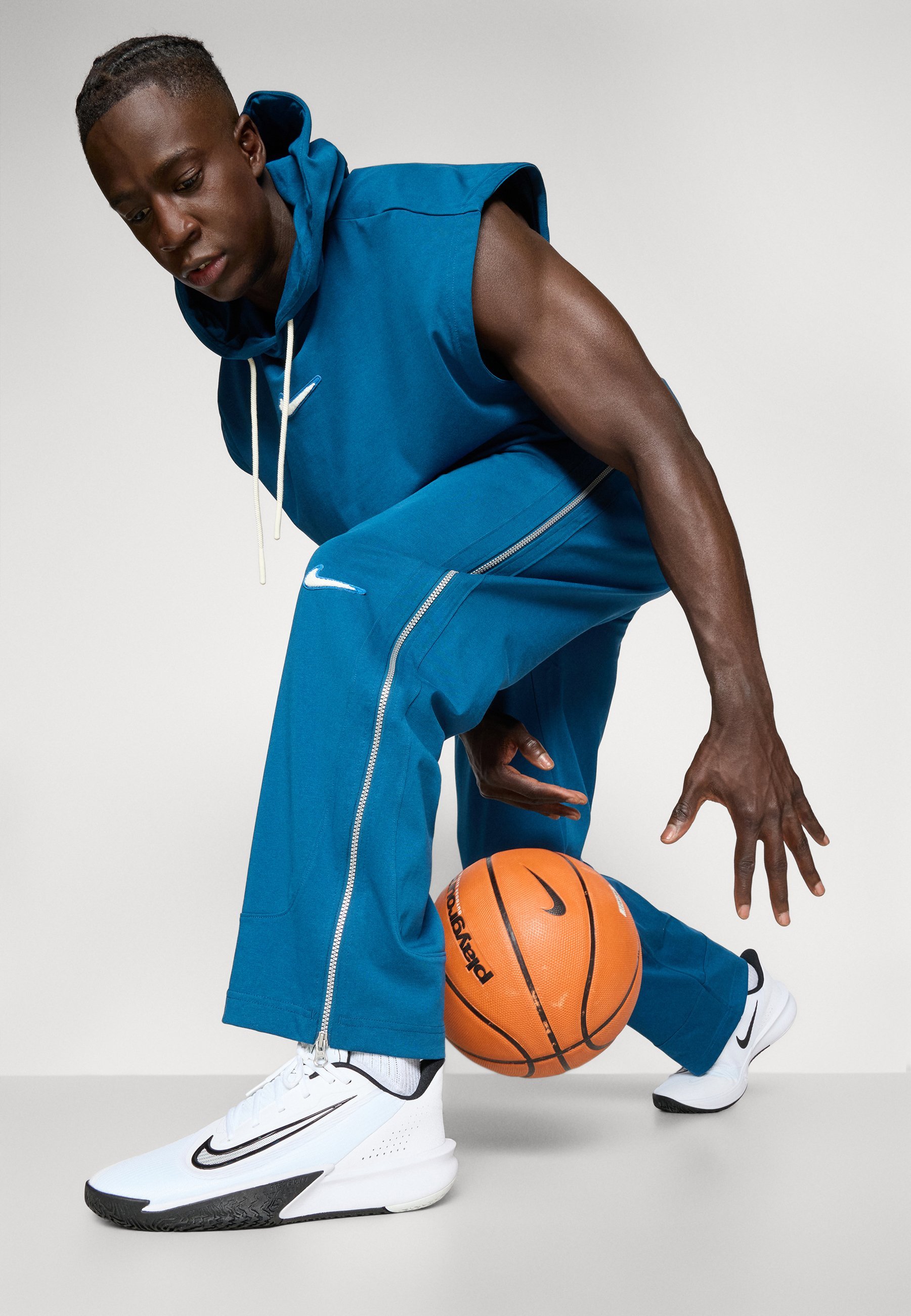 Moletom com capuz Nike Performance NAOS - azul-força/marfim claro