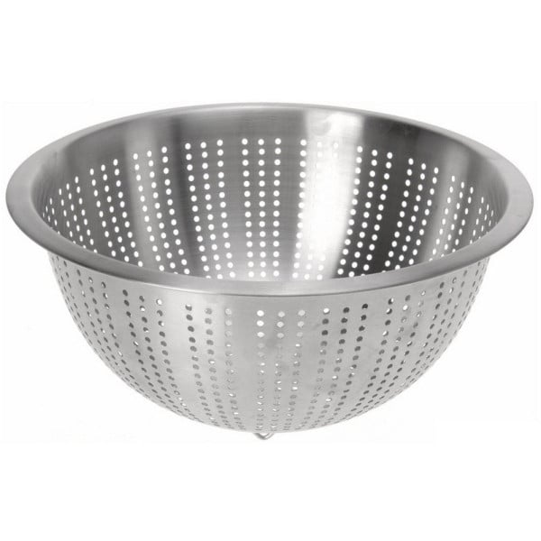 Cedzak kuchenny durszlak sitko do odcedzania stalowy 28 cm