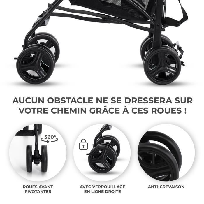 Poussette KinderKraft TIK légère pliable Beige