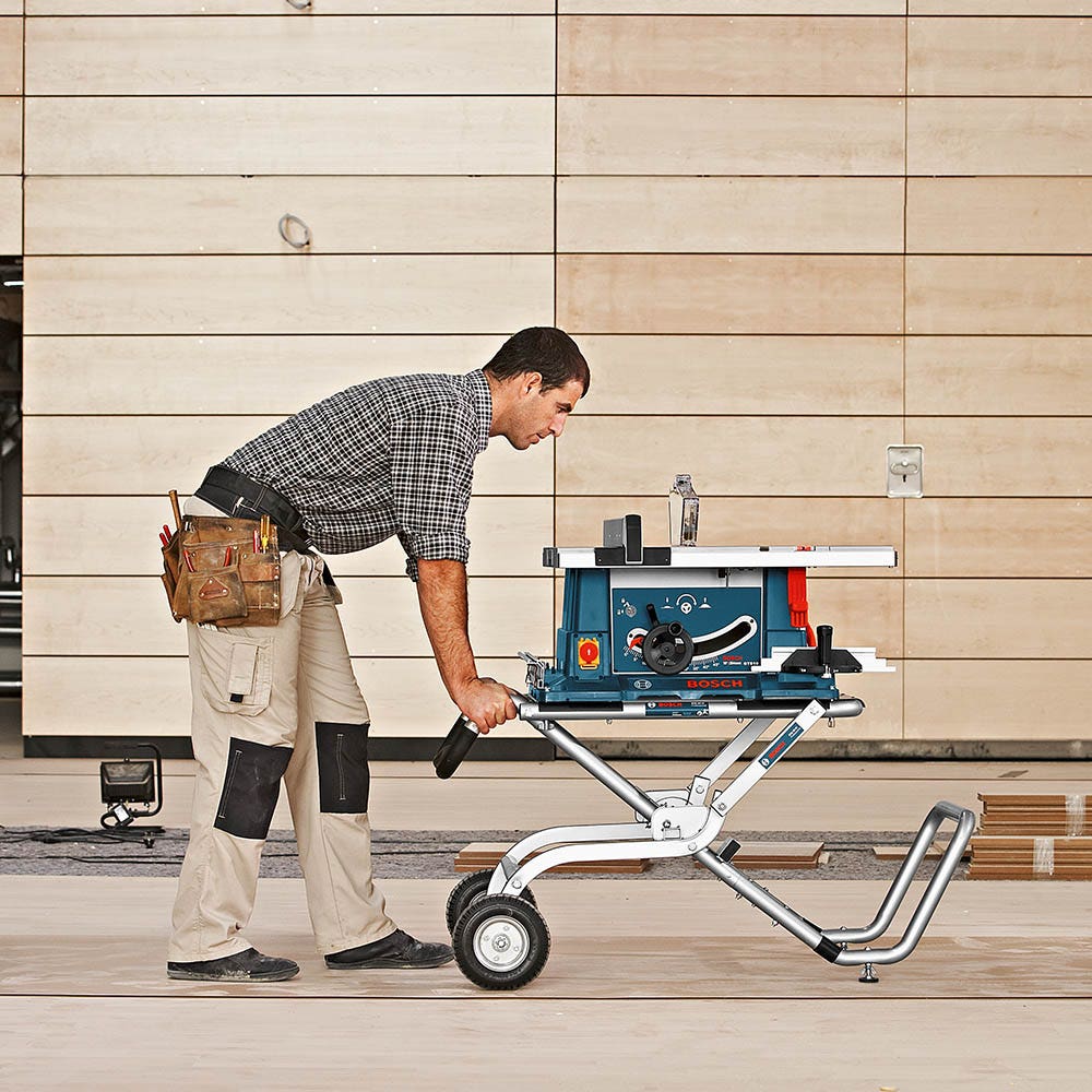 Carrinho dobrável para o suporte da serra de mesa BOSCH Gravity Rise GTA60W