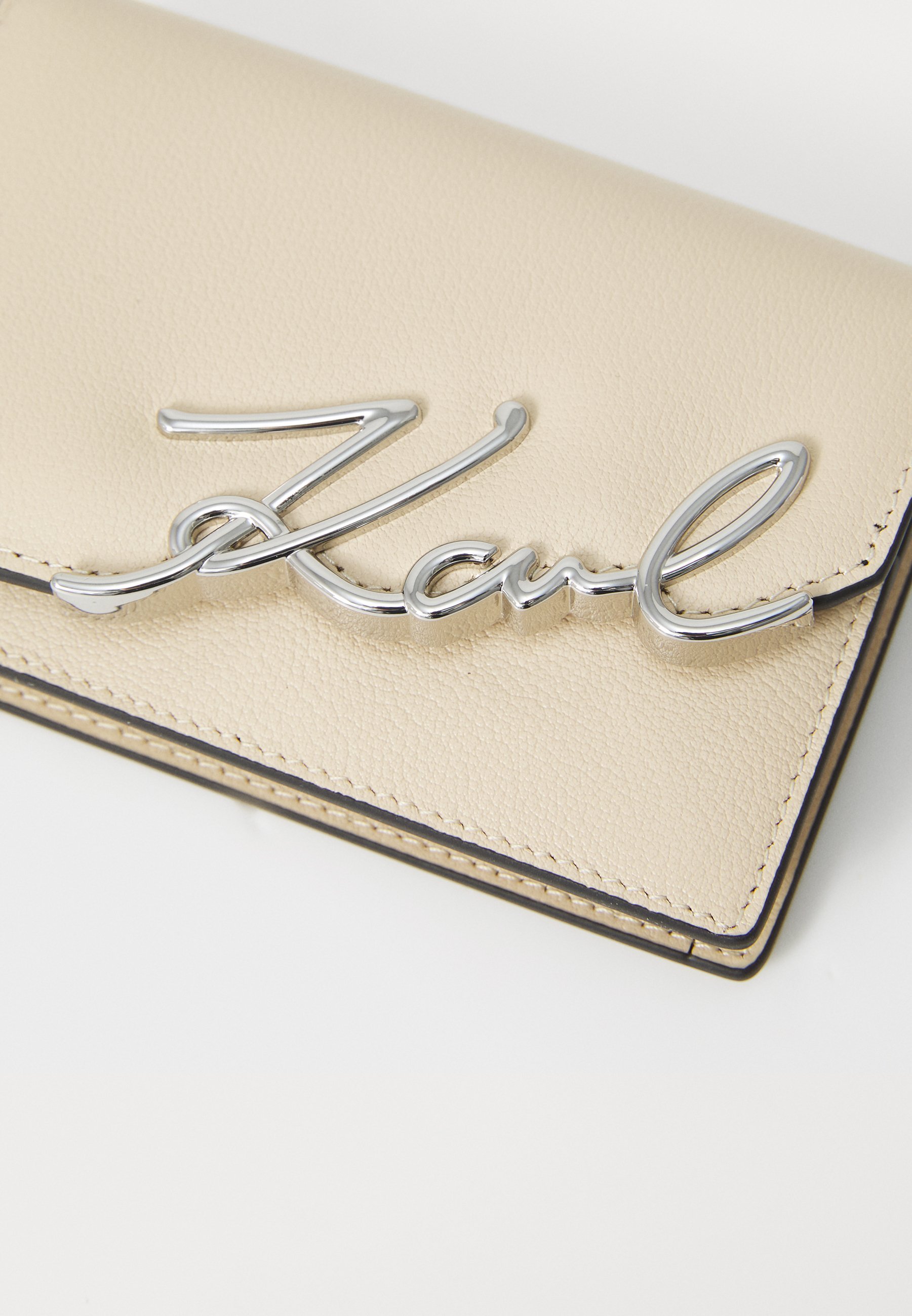 KARL LAGERFELD K/SIGNATURE PORTEMONNEE - Portemonnee - beige