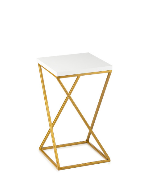 Kwietnik stojący 40 cm blat biały GLAMOUR