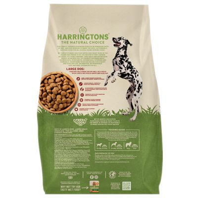 Harringtons Large Breed Adult Dog - Ricco di agnello e riso