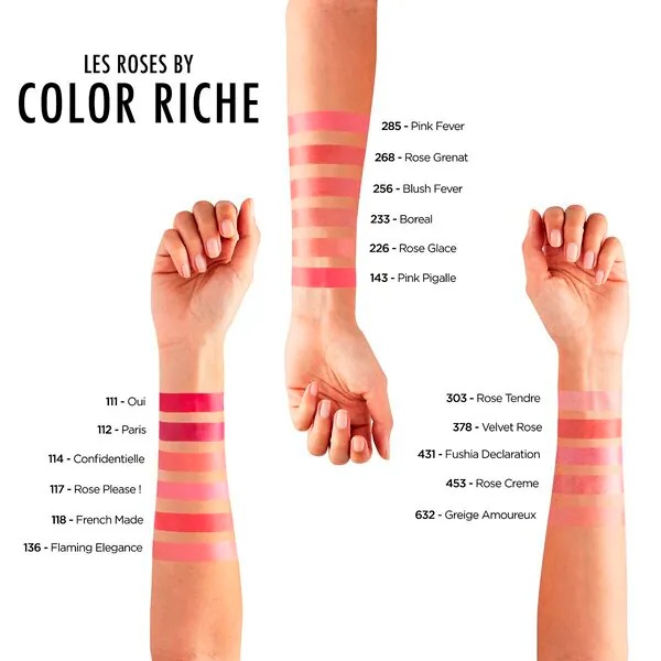 L'Oréal Paris Color Riche 226 Rose Glacé satenski ruž za usne<br>4,54 g