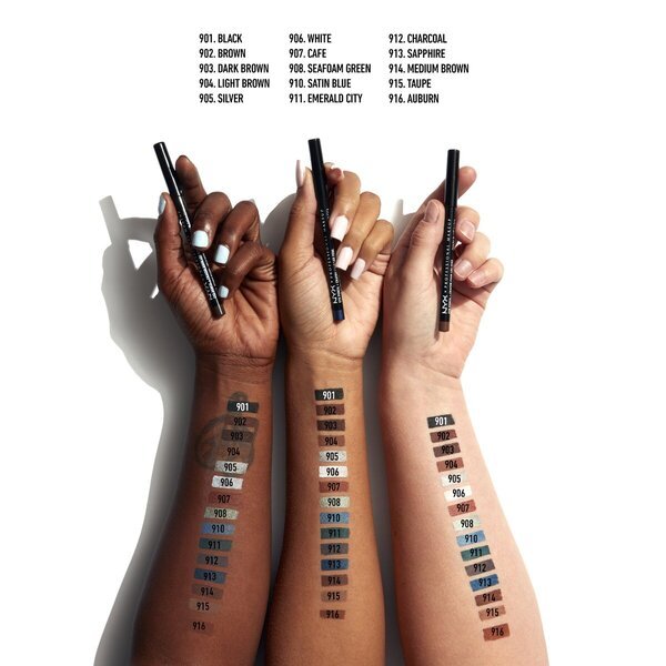 NYX Professional Makeup Slim Eye SPE901 juodas pieštukas