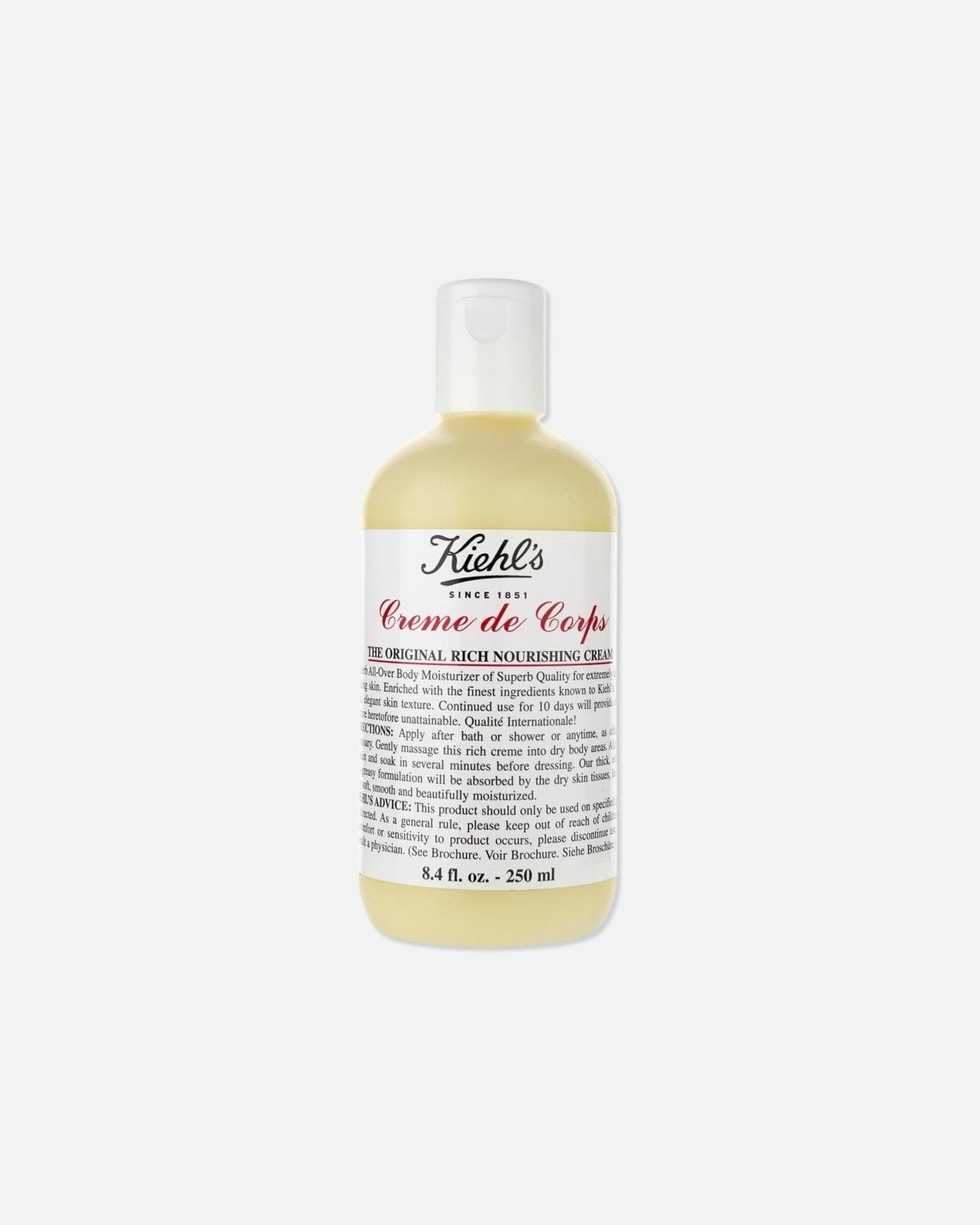 Kiehl's ķermeņa pieniņš Creme de Corps - 75 ml