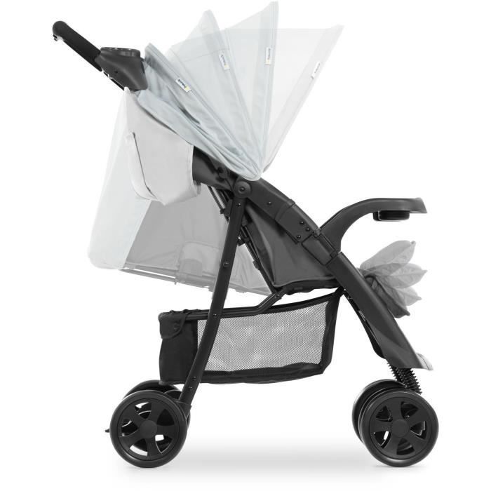 HAUCK - Poussette compacte - SHOPPER NEO II - 4 roues - Gris
