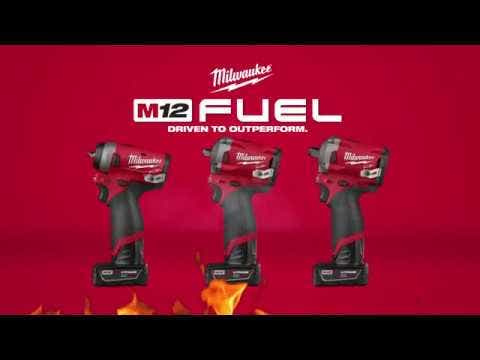Chave de impacto curta Milwaukee FUEL™ 12V 1/2
