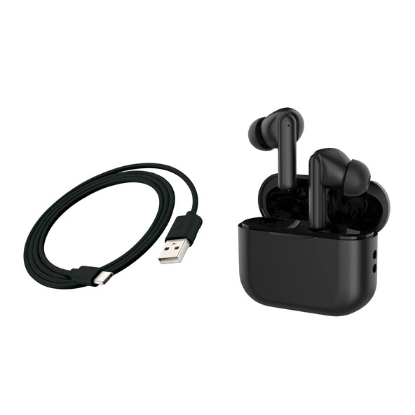 Fones de ouvido intra-auriculares BIK-8 com Bluetooth®, pretos
