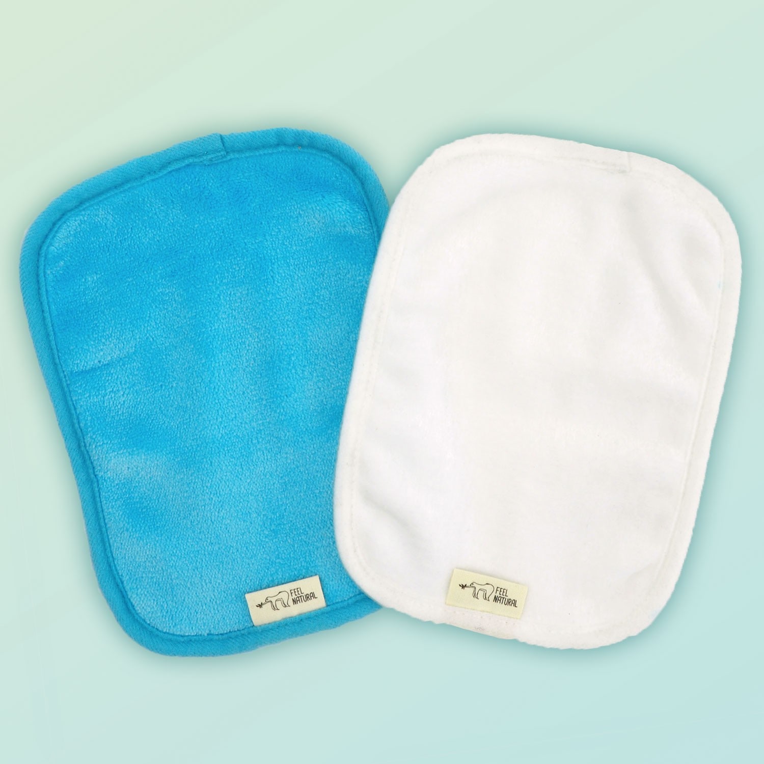 Feel Natural Lot de 2 Serviettes démaquillantes