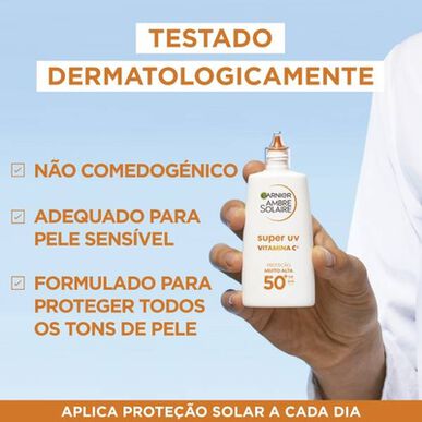 Garnier Ambre Solaire Anti-Dark Spot Fluid Ochranný krém SPF 50 40 ml 40 ml