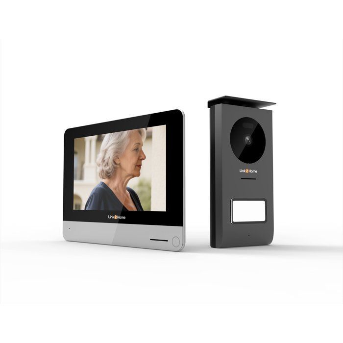 Videoportero WiFi con pantalla - LINK2HOME - Pantalla táctil de 7