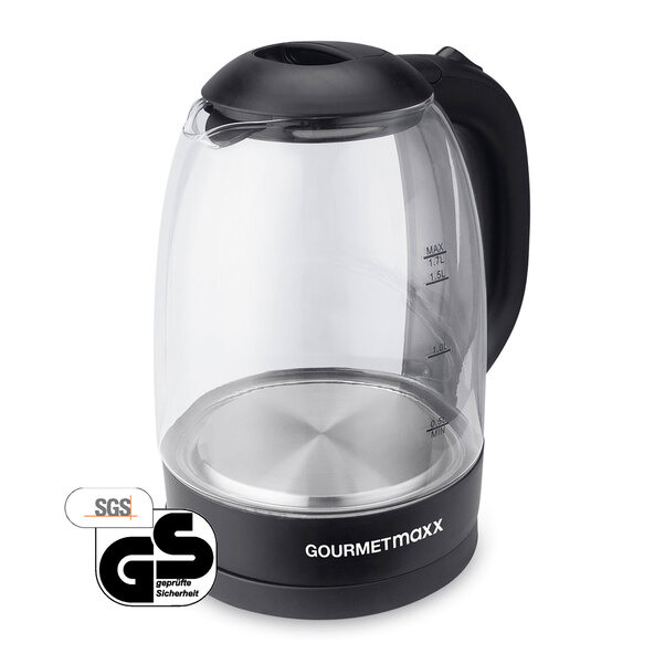 Lasinen vedenkeitin, 1,7 l