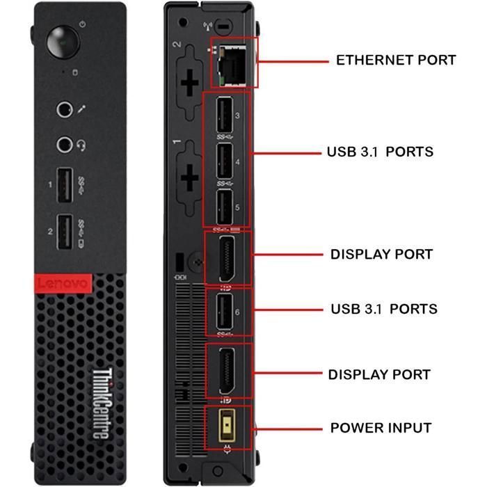 Lenovo ThinkCentre M715q Mini, 24