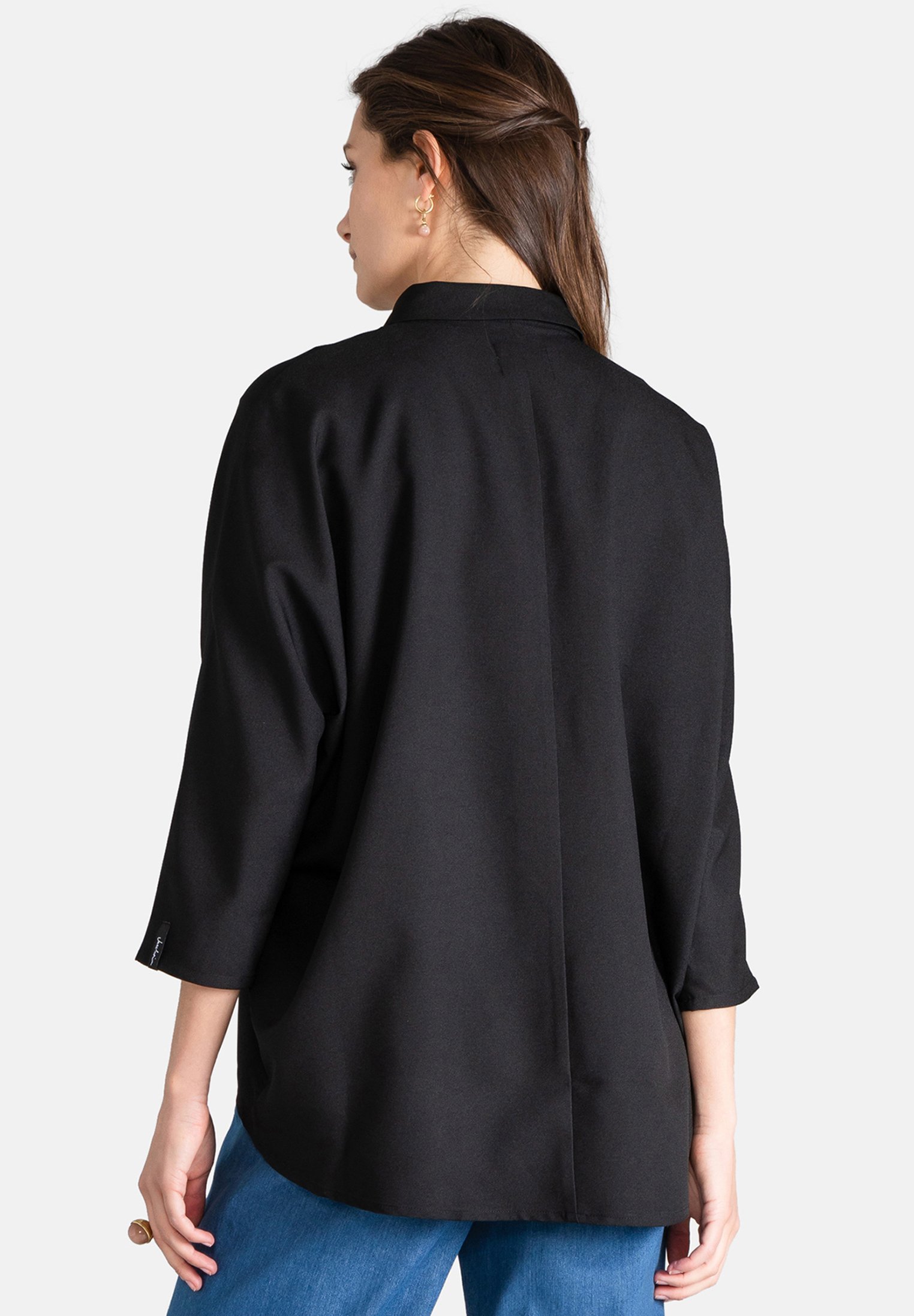Jascha Stockholm FOUCAULT - Blouse met knoopsluiting - zwart