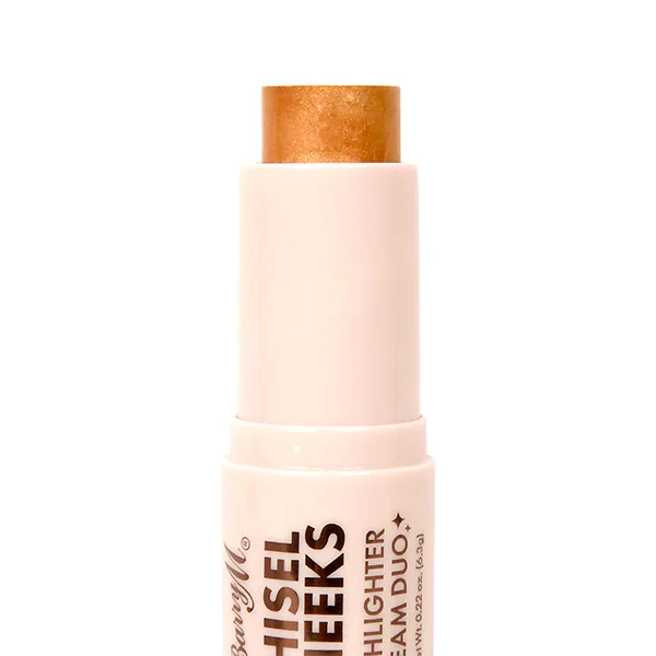 Duo di illuminanti in crema Barry M Chisel Cheeks - Oro e Bronzo