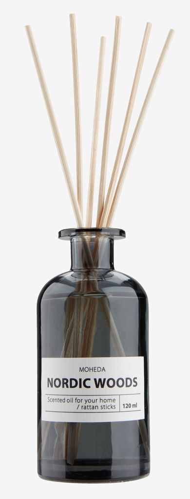 MOHEDA Mirisno ulje nordijskog šumskog mirisa sa štapićima 120 ml