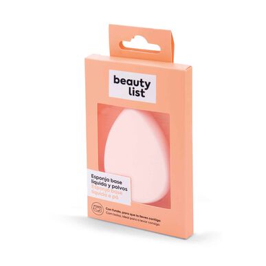 Kulatá houbička bez latexu s pouzdrem Beauty List