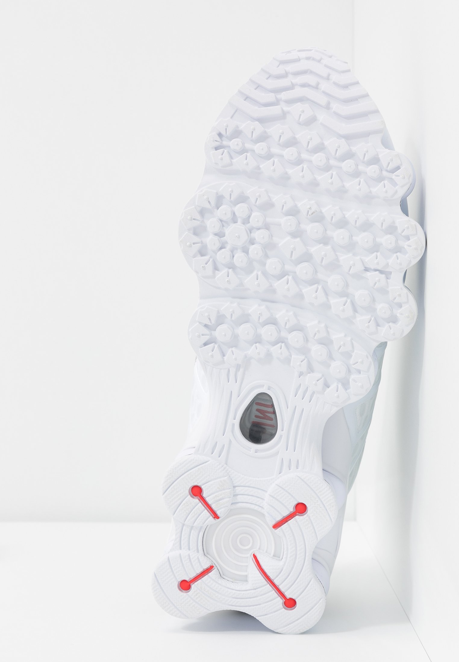 Baskets Nike Sportswear SHOX TL - blanc/argent métallisé/orange vif