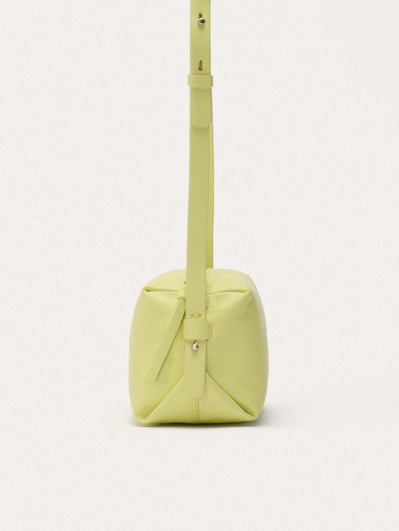 BANDOLERA PIEL HALL AMARILLO