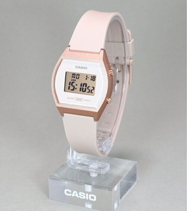 Reloj CASIO para mujer, Colección Rose - Resistente al agua hasta 3 ATM - Cronómetro - Temporizador de cuenta atrás - Alarma