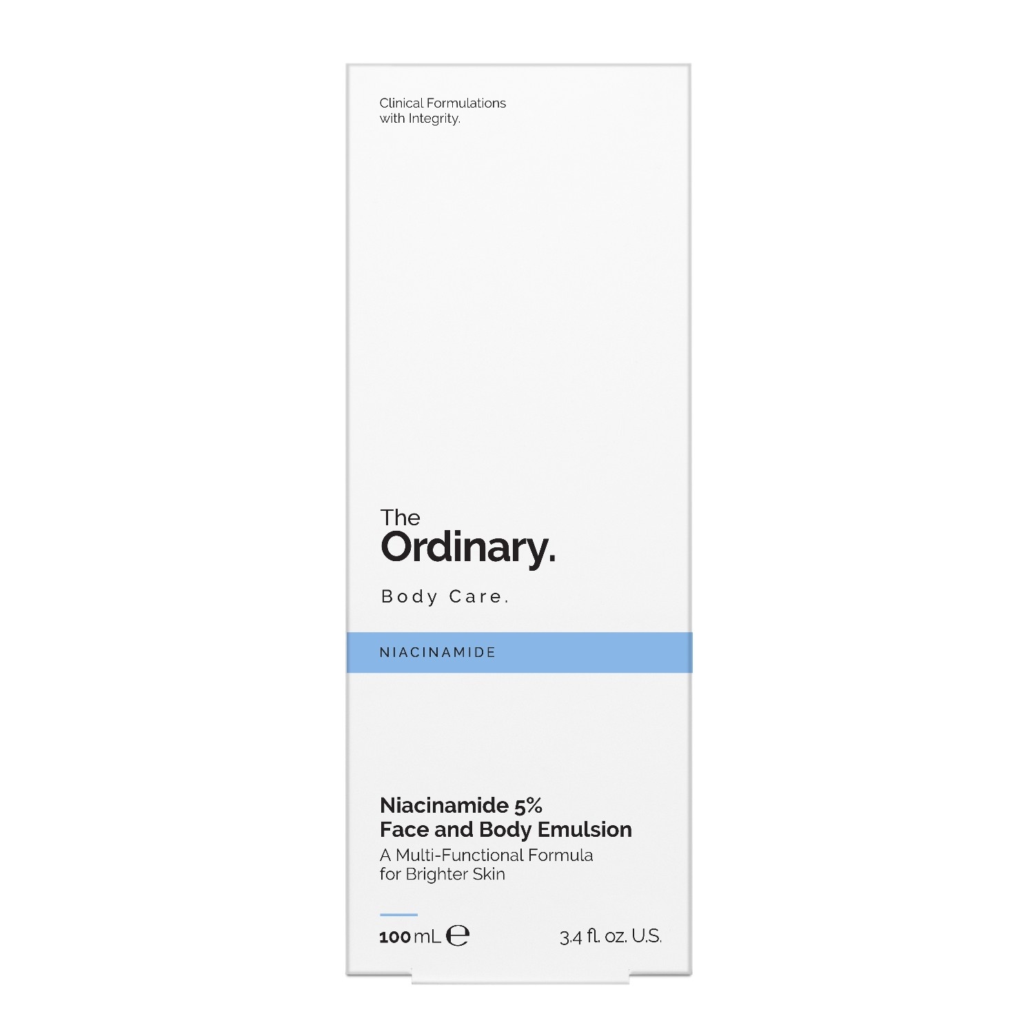 The Ordinary Bodylotion. Emulsie voor gezicht en lichaam met 5% niacinamide – 100 ml