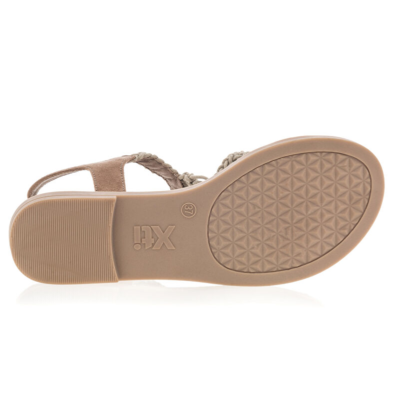 Bruine damessandalen / open teenschoenen