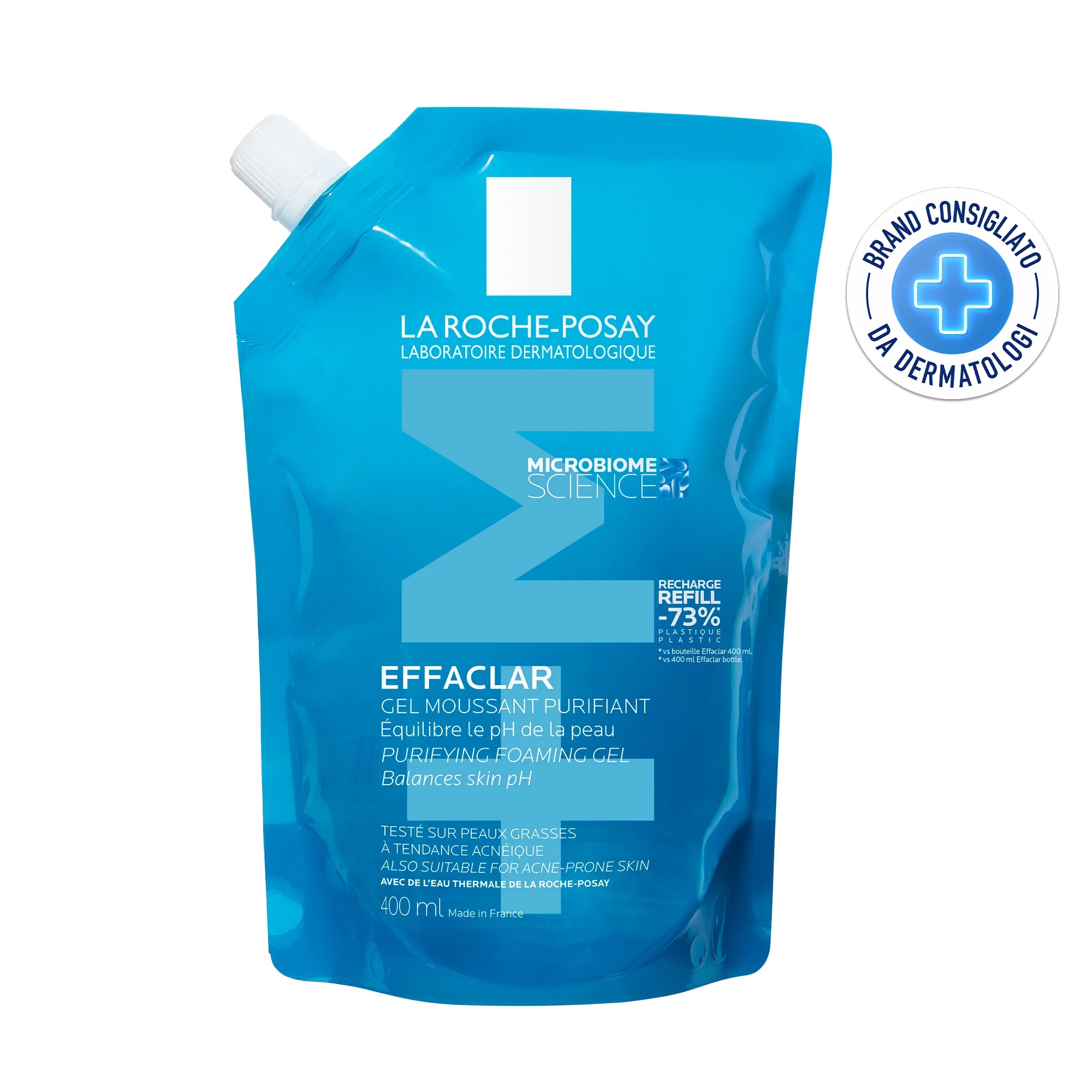 LA ROCHE POSAY Gel de limpeza La Roche Posay Effaclar - Refil 400 ml
