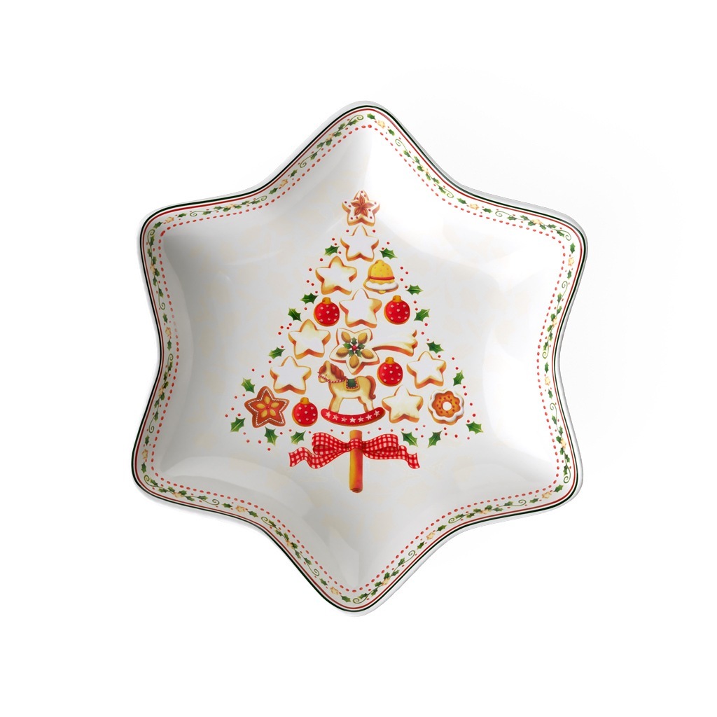 Villeroy & Boch Star miska, stredná veľkosť, stromček, zimné pečivo - 1 kus