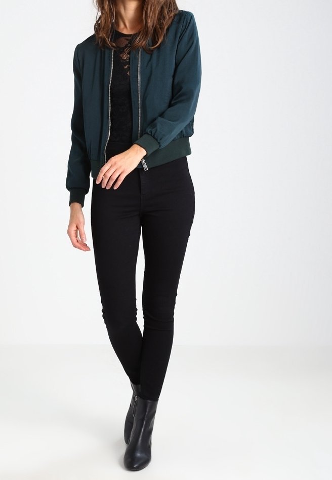 New Look Petite bomberjakke - mørkegrønn