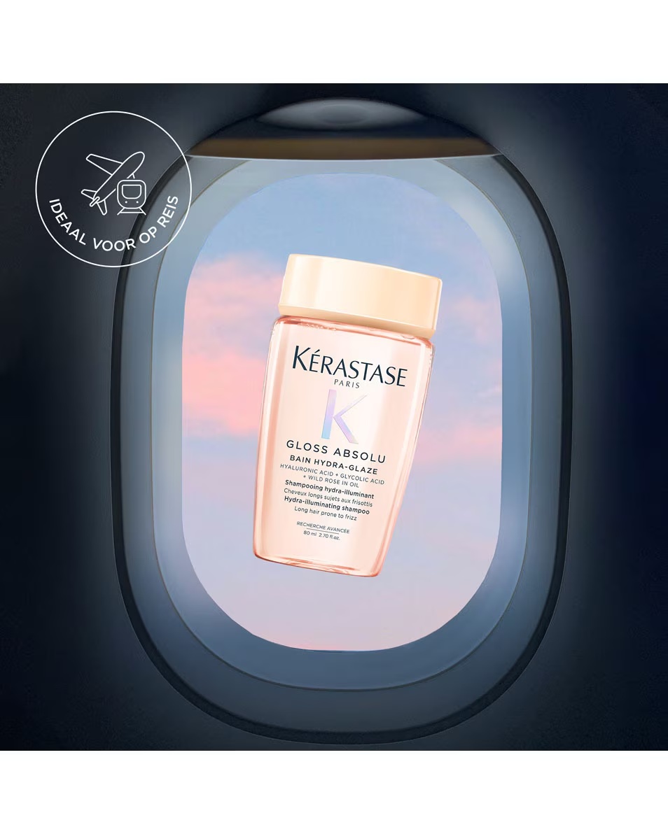 KÉRASTASE Gloss Absolu Bain Hydra-Glaze Șampon anti-încrețire cu efect de luciu - pentru păr lung și pufos