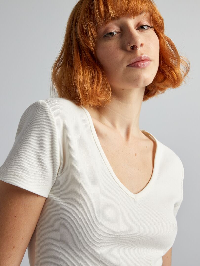 Crop top - Wit