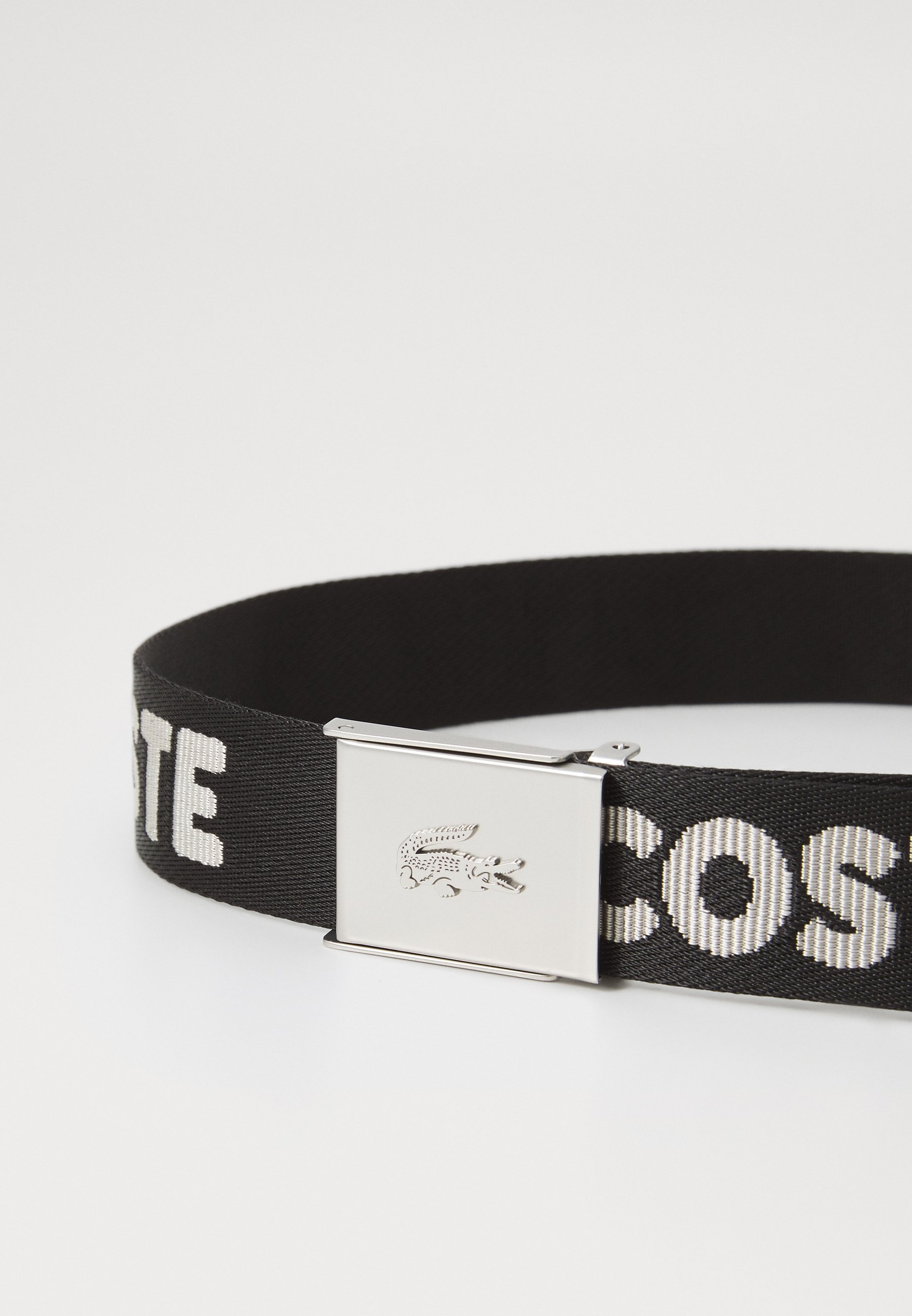 Lacoste GOODS BELT - Cintura - noir laponie