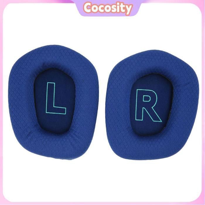 Almohadillas para los oídos, almohadillas transpirables para proyectores de vídeo, color azul.