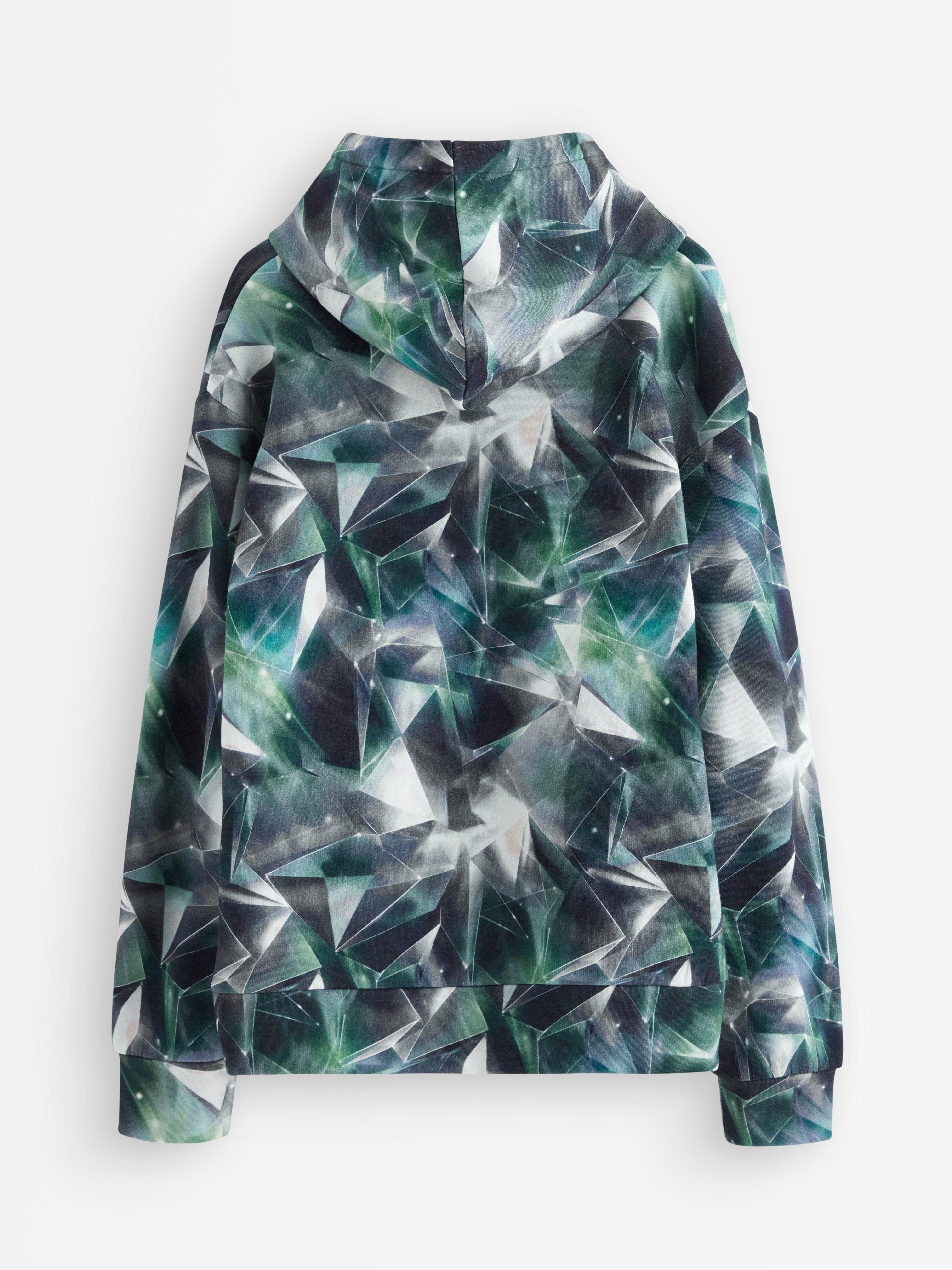 Sudadera con capucha y forro interior cepillado, color gris oscuro.