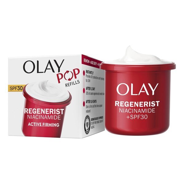 Olay POP Regenerist niacinamid SPF30 dnevna krema, polnilo, 50 ml, za vse tipe kože