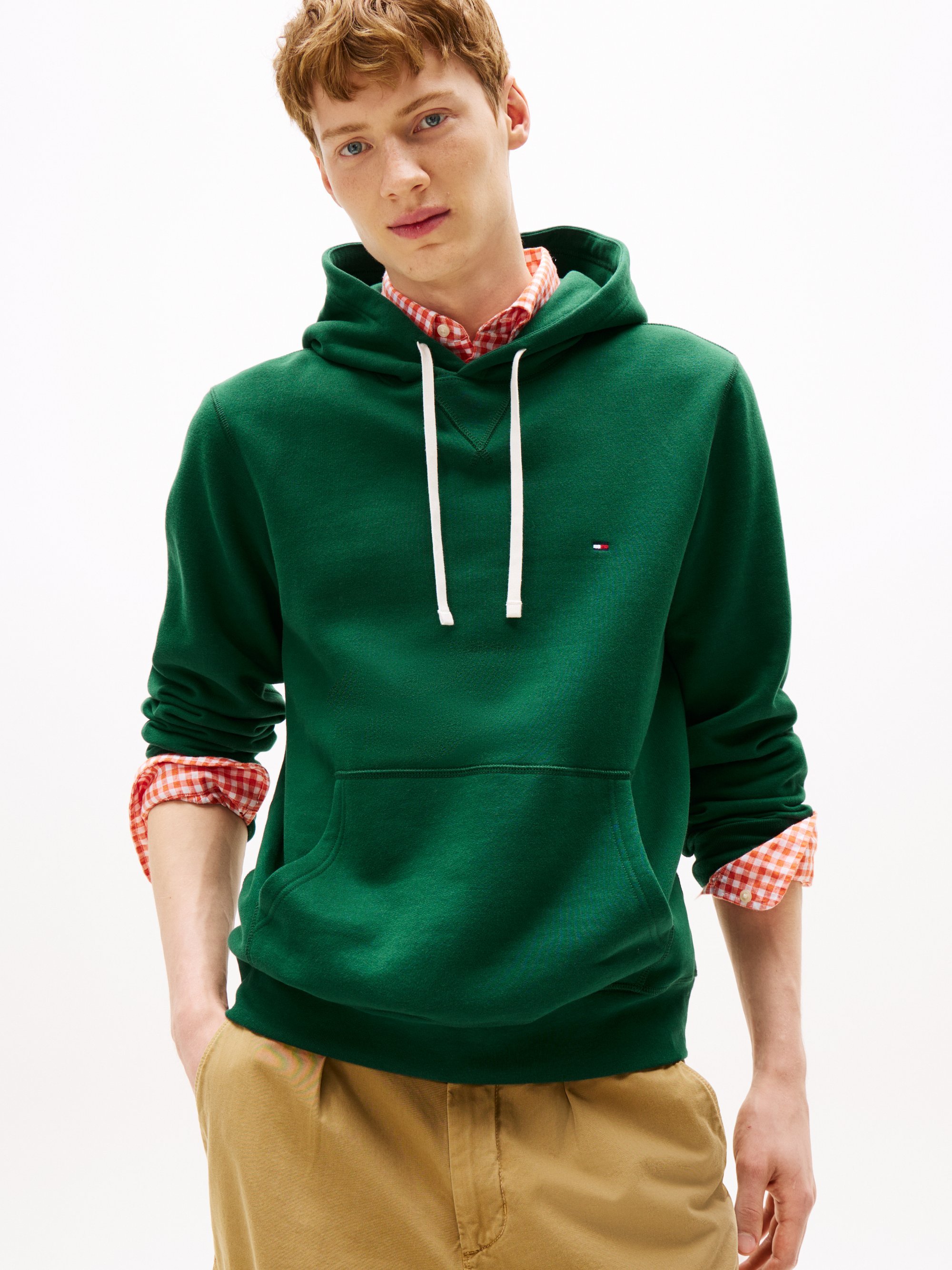 Tommy Hilfiger SEIZOENSHOODIE - Sweatshirt - siergroen