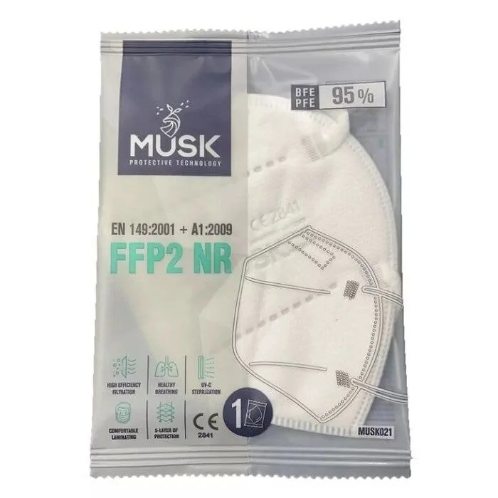 Schutzmaske Musk FFP2 Musk021 weiß 10 Stück