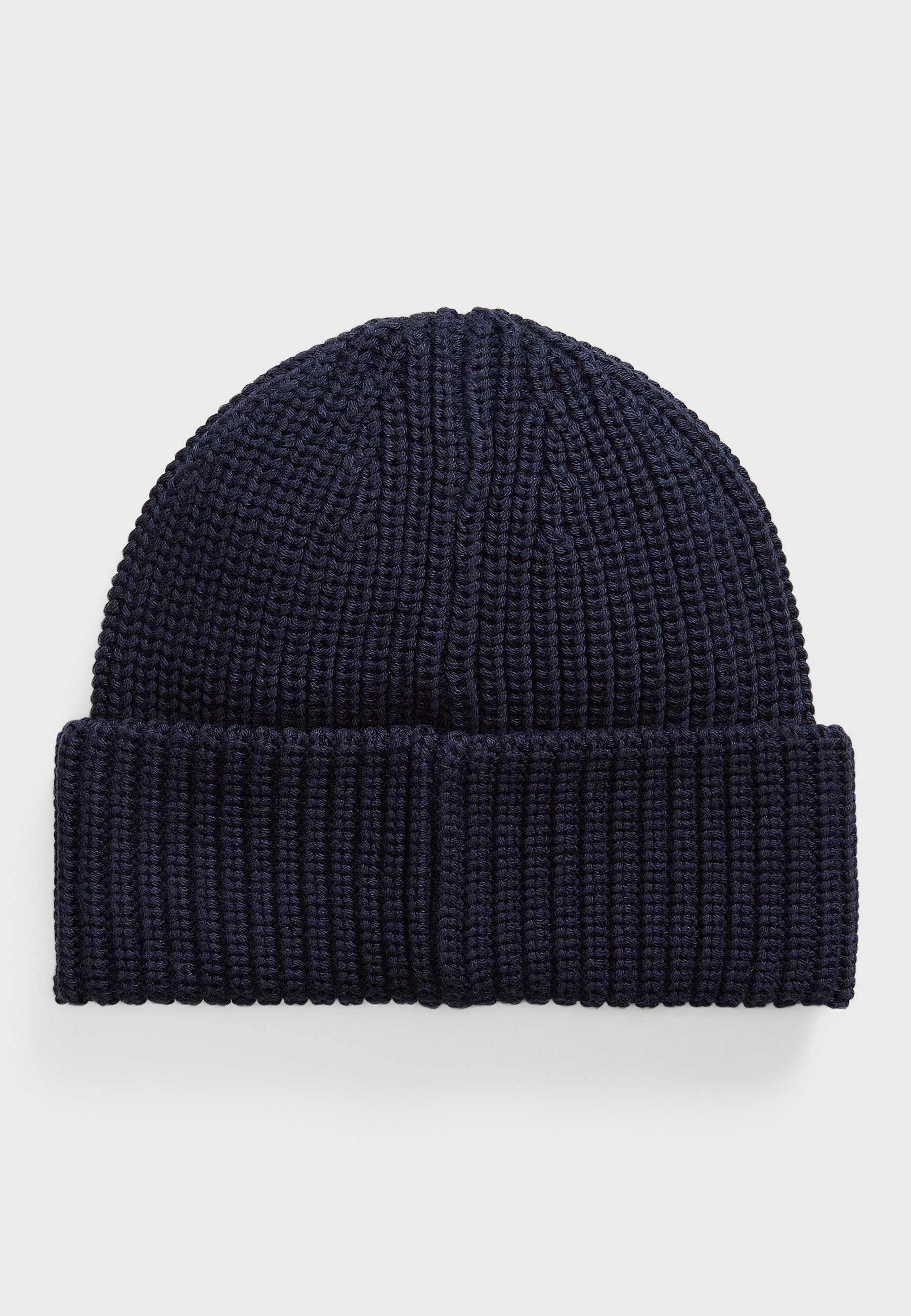 Bonnet unisexe Polo Ralph Lauren en coton à écusson brodé - noir
