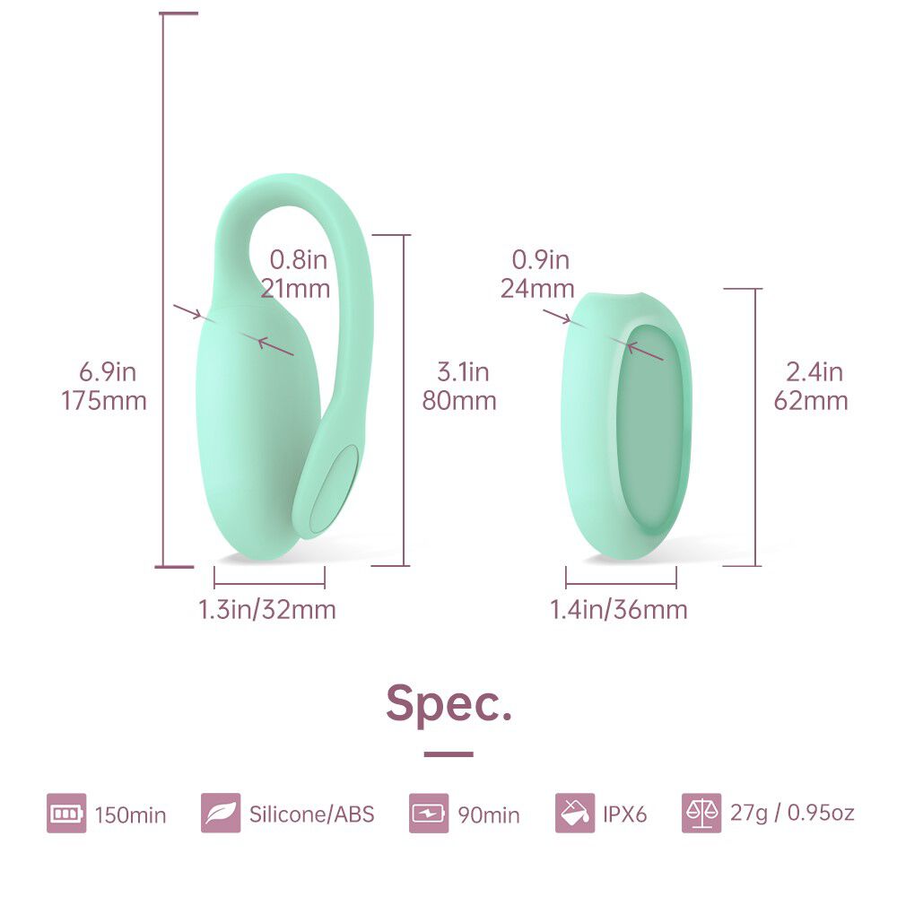 Aparat de Kegel Rejuvenare Magic Motion FitCute Turcoaz