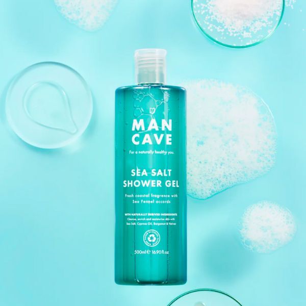 ManCave Zeezout Douchegel 500ml | Heren | Supermedicijn