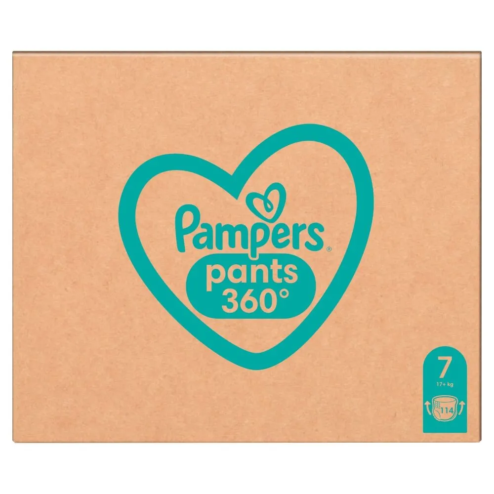 Pampers Pants Pieluchomajtki, Rozmiar 7 large