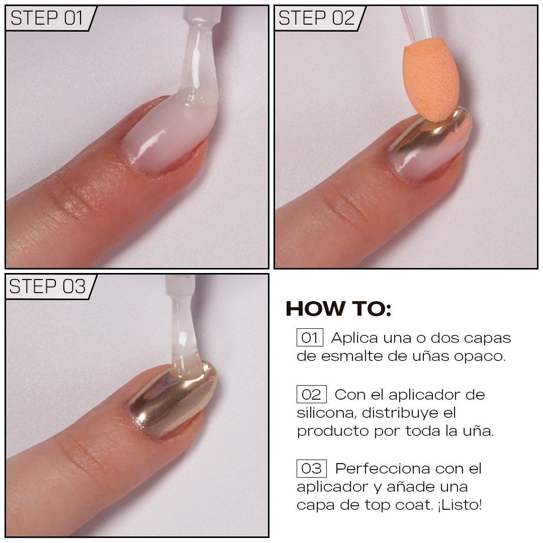 Party Lab Chrome My Nails metalni efekat Ukrašavanje i umjetnost noktiju