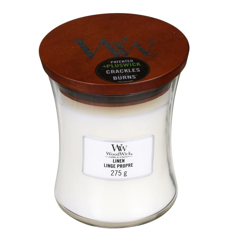 Hourglass Candles Linen - Candela Profumata