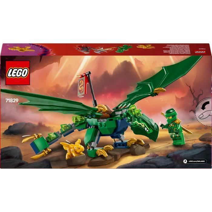 LEGO NINJAGO 71829 Le dragon vert de la forêt de Lloyd - Jeu de construction dès 6 ans